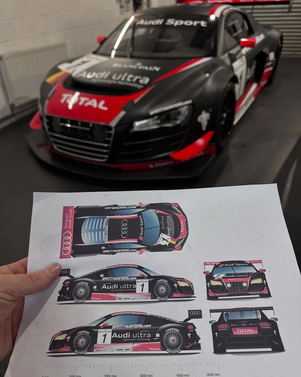 Precision colour-matched decal